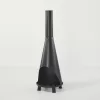 Hearth & Hand with Magnolia Wood Burning Outdoor Metal Fire Pit Chimenea Black