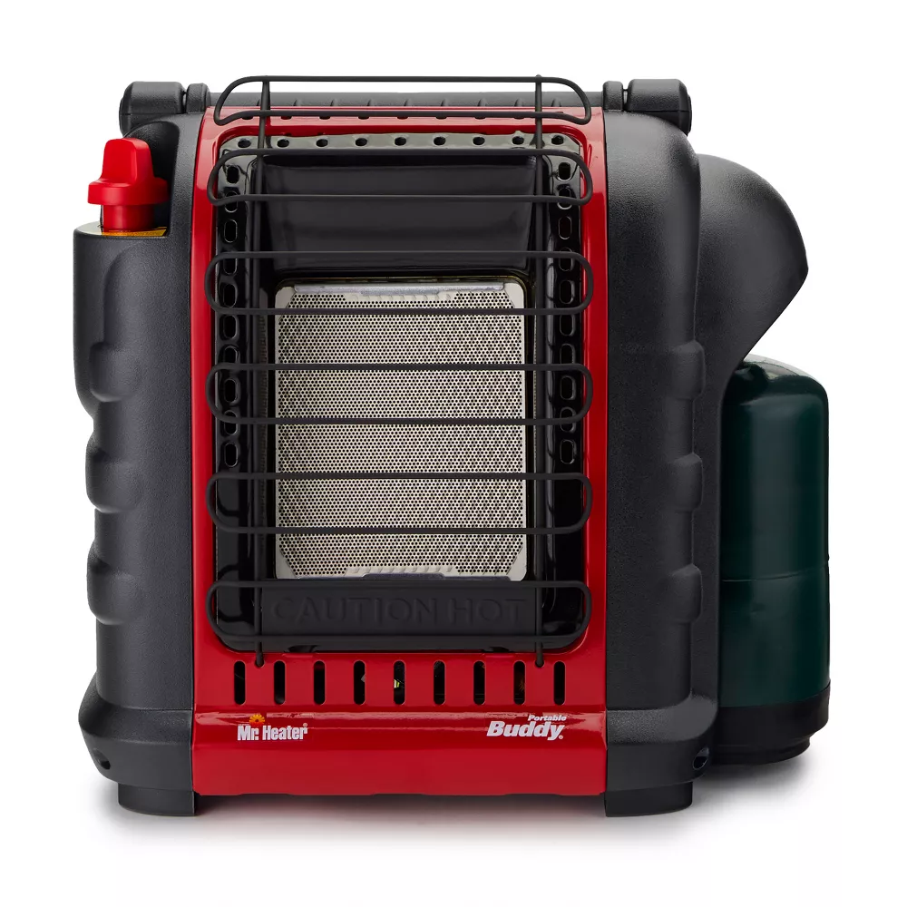 Mr. Heater Portable Buddy Outdoor Camping, Job Site, Hunting Propane Gas Heater Canada Version, Red