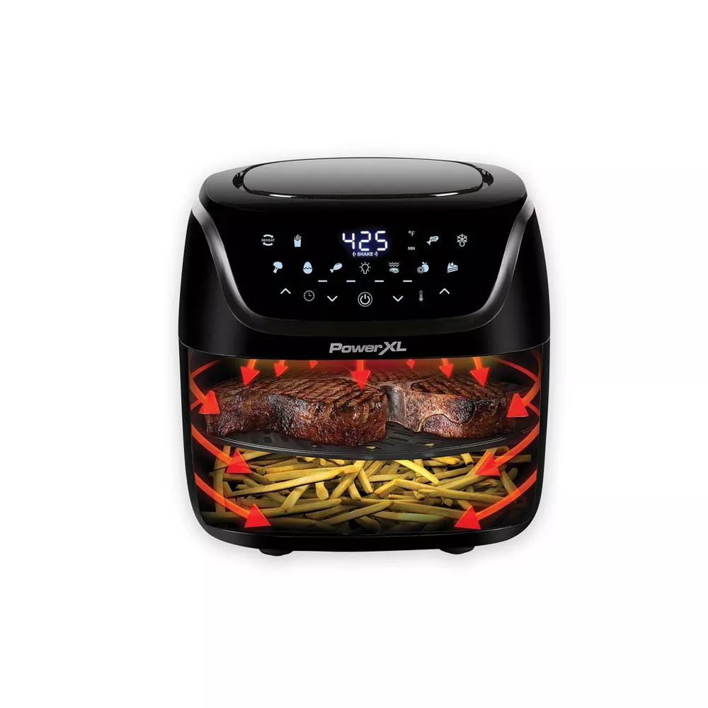 PowerXL Vortex Pro Air Fryer 8qt - Black