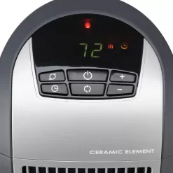 Lasko 5160 Portable Electric 1500 Watt Room Oscillating Ceramic Tower Space Heater with Remote, Adjustable Thermostat, Digital Controls, and Timer