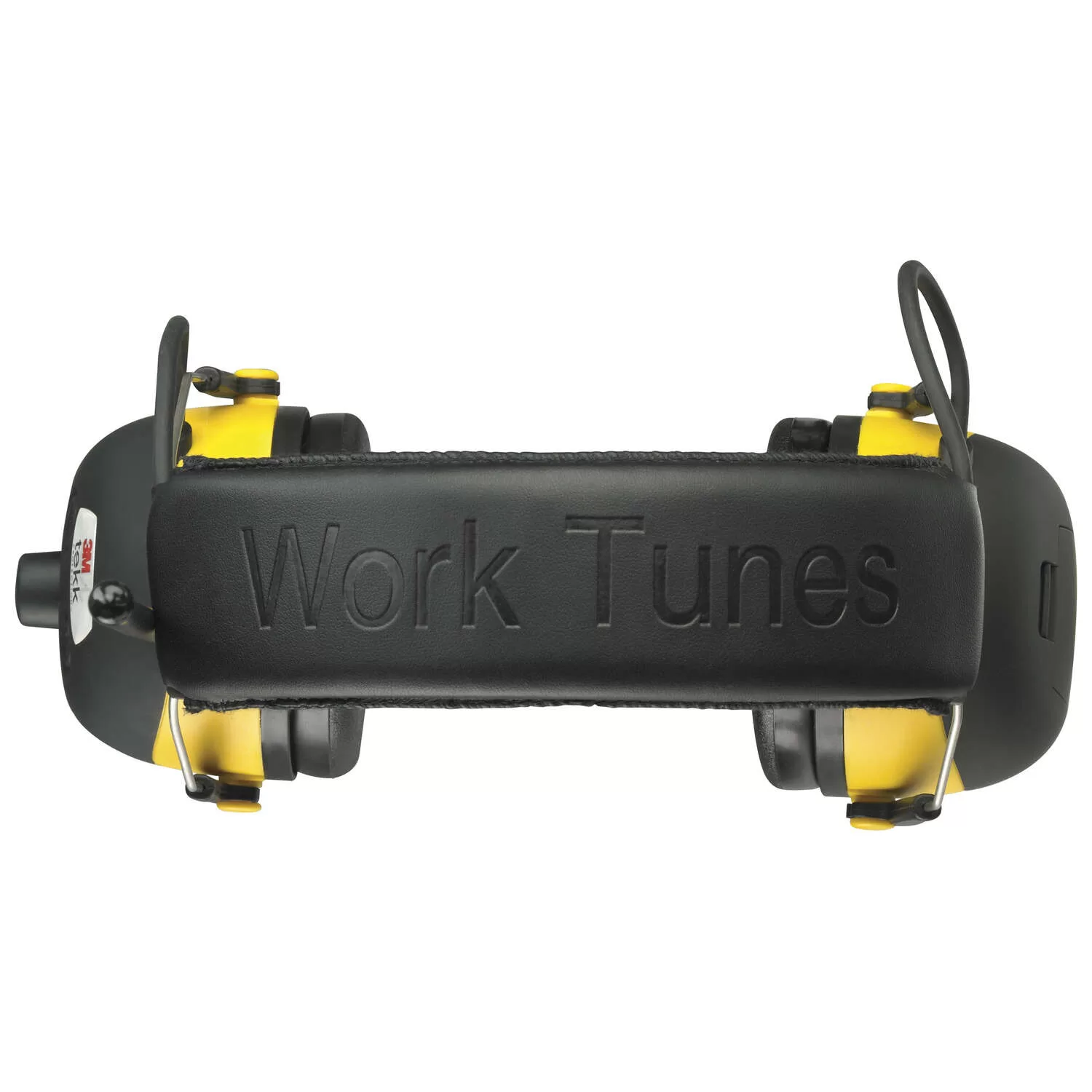 3M WorkTunes 24 dB Plastic Professional Hearing Protectors Black/Yellow 1 pk