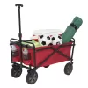 Seina Road Warrior Polyester Fabric Utility Cart 3.6 ft