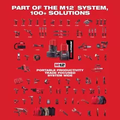 Milwaukee M12 REDLITHIUM CP 12 V 2 Ah Lithium-Ion Battery Pack 1 pc