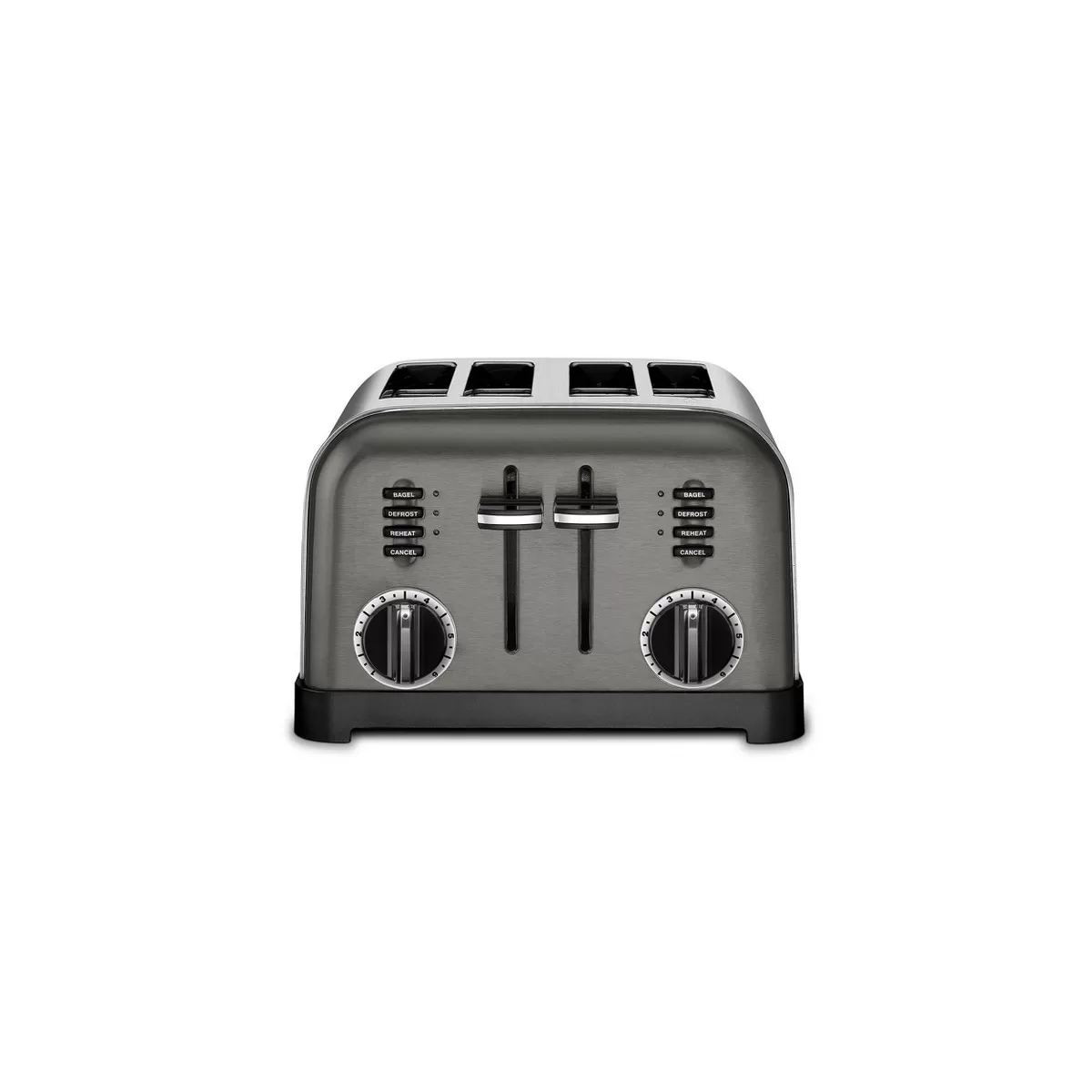 Cuisinart CPT-180BKSP1 4-Slice Classic Toaster - Black Stainless Steel