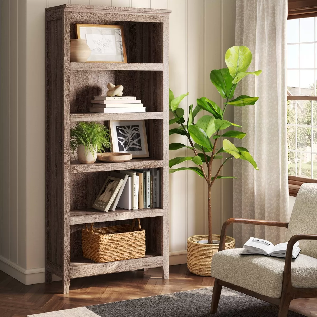 Threshold 72" Carson 5 Shelf Bookcase - Threshold