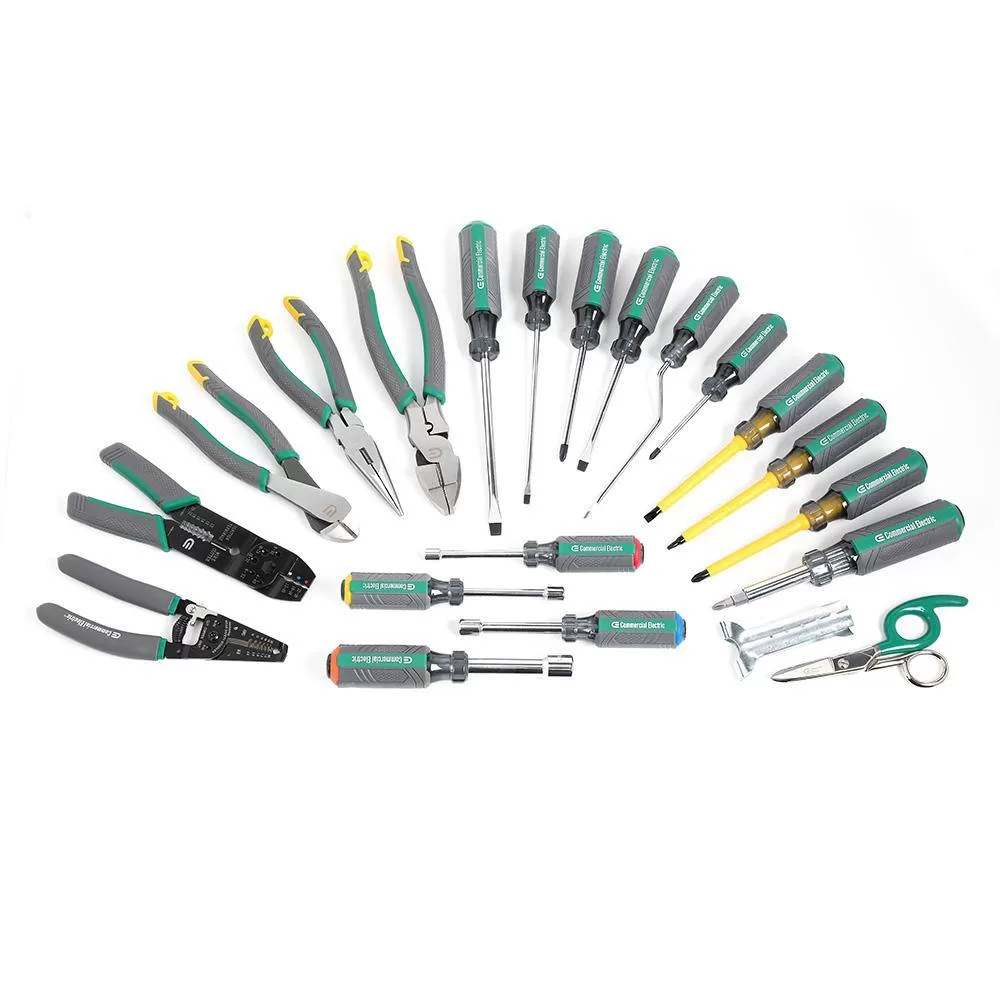 Commercial Electric CE180607 Electrician's Tool Set (22-Piece)