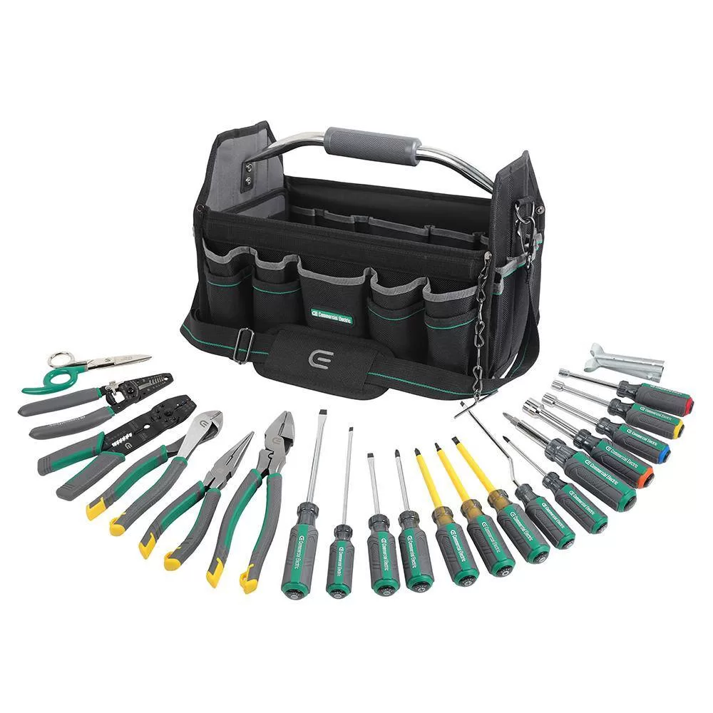 Commercial Electric CE180607 Electrician's Tool Set (22-Piece)