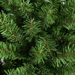 Costway CM21222 9 ft. Unlit PVC Slim Pencil Artificial Christmas Tree with Solid Metal Legs in Green