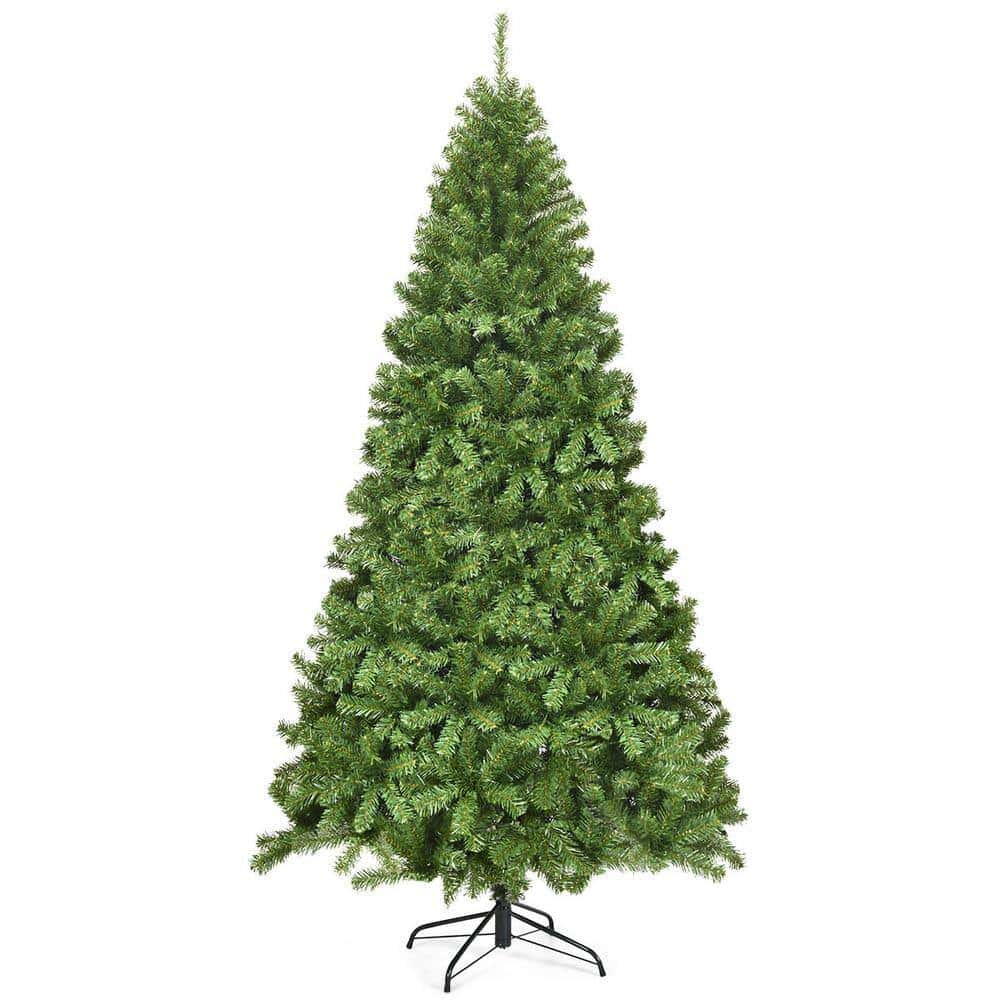 Costway CM22734 9 ft. Green Unlit Slim Fraser Fir Artificial Christmas Tree with 2094 Tips
