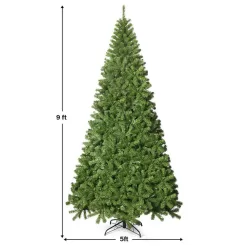Costway CM22734 9 ft. Green Unlit Slim Fraser Fir Artificial Christmas Tree with 2094 Tips