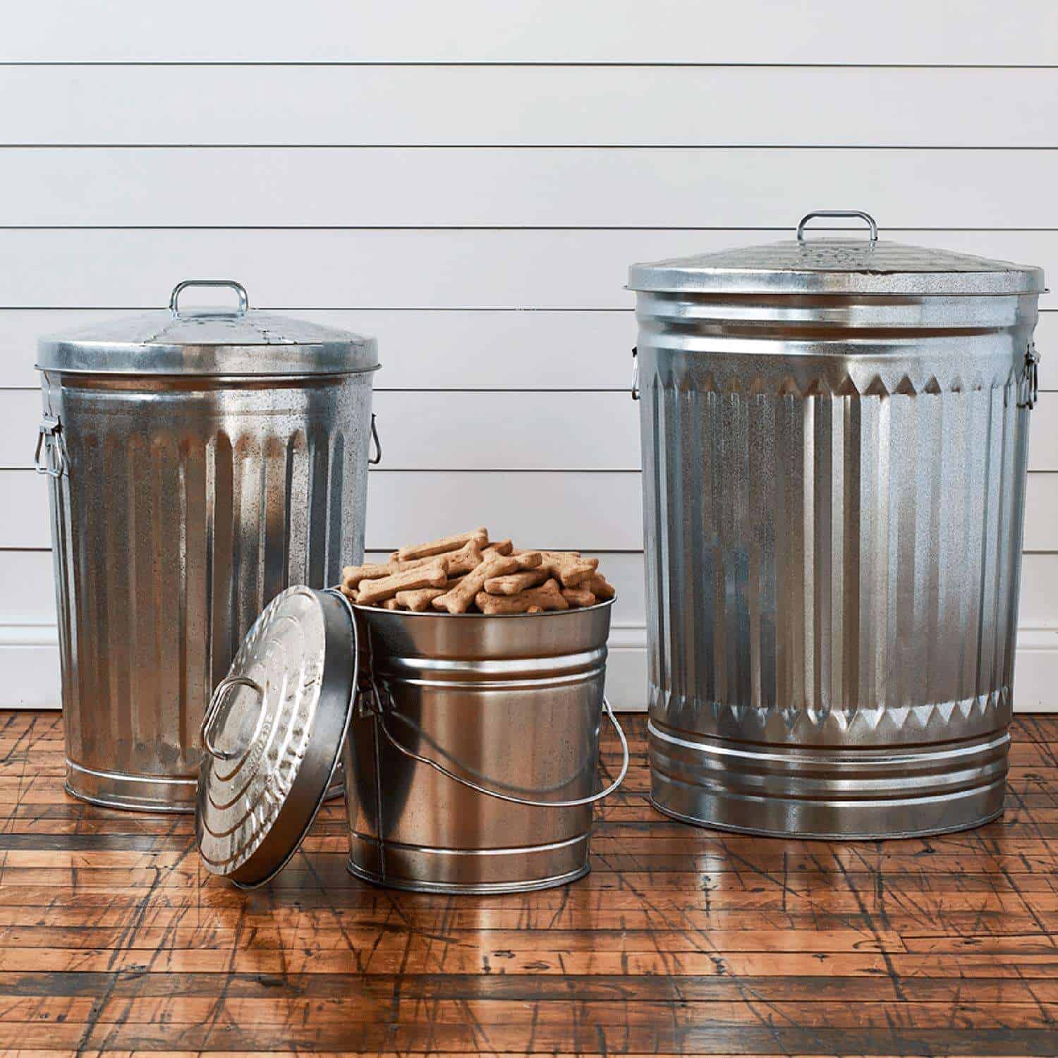 Behrens Gray Metal Pet Food Storage Container