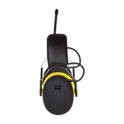 3M WorkTunes 24 dB Plastic Professional Hearing Protectors Black/Yellow 1 pk