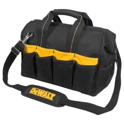 DeWalt 5 in. W X 13.25 in. H Polyester Tool Bag 33 pocket Black/Yellow 1 pc