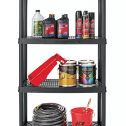 Maxit 54-1/2 in. H X 32 in. W X 14 in. D Resin Shelving Unit