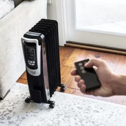 Newair Portable Oil Filled Radiator Space Heater, 150 sq. ft. with Silent, Energy Efficient Operation