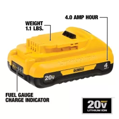 DeWalt 20V MAX DCB240 20 V 4 Ah Lithium-Ion Battery 1 pc