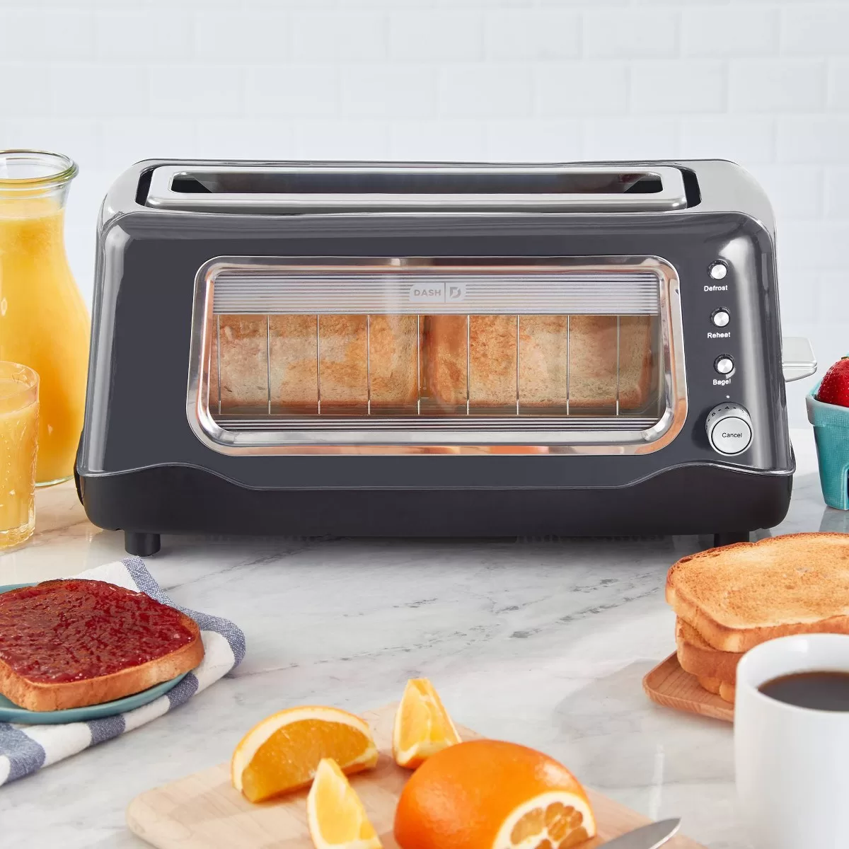 Dash ClearView Long Slot Toaster