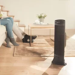 Honeywell Digital Ceramic Tower Heater with Motion Sensor Black