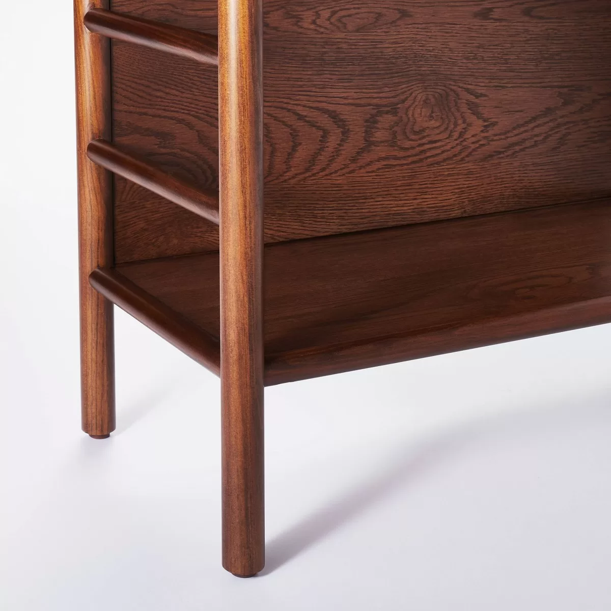 Threshold designed with Studio McGee - 72" Holladay Curved Wooden Bookcase - Brown
