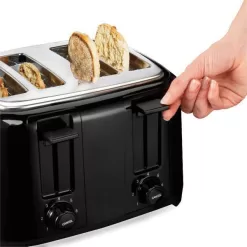 Proctor Silex Four Slice Toaster - Black
