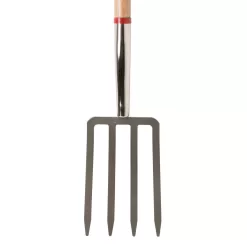 Ace 4 Tine Steel Spading Fork 30 in. Wood Handle