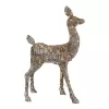 Home Accents Holiday 21RT2112111 54 in Warm White LED Meadow Frost Brown Doe Holiday Yard Decoration