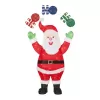 Home Accents Holiday 23RT26823142 6 ft. Motion LED Santa with Ho Ho Ho Holiday Yard Decoration