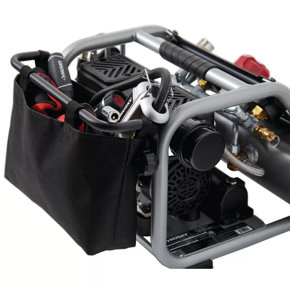 Husky 3300113 1 Gal. Portable Electric-Powered Silent Air Compressor