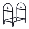 Costway 2 Feet Outdoor Heavy Duty Steel Firewood Storage Holder