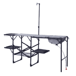 GCI Outdoor Master Cook Station, Portable Camp Kitchen Table