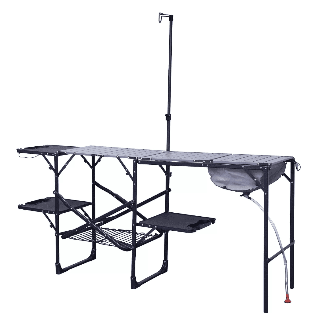 GCI Outdoor Master Cook Station, Portable Camp Kitchen Table