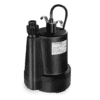 Costway 1/3HP 2400GPH Submersible Utility Pump Portable Electric Water Pump with 10 FT Cord