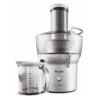 Breville Juice Fountain Compact Juicer, Silver, BJE200XL, 10" x 10.5" x 16"