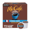 McCafe Paris Cafe, Single Serve Coffee Keurig K-Cup Pods, Medium Roast Coffee, 72 Count (6 Packs of 12)