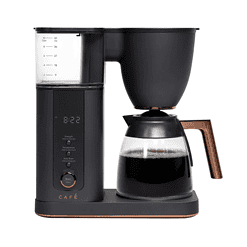 Café Specialty Drip Coffee Maker | 10-Cup Glass Carafe | WiFi Enabled Voice-to-Brew Technology | Matte Black