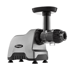 Omega CNC80S Cold Press Juicer Machine, Vegetable and Fruit Juice Extractor and Nutrition System, 200 W, Silver