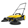 Kärcher - S 4 Twin Walk-Behind Outdoor Hand Push Sweeper, Yellow