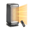Wind Talk Space Heaters for Indoor Use, 1500W Ceramic Electric Heater, Portable Heater