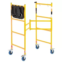 MetalTech I-IMCNAT Jobsite Series Baker 4.1 ft. L x 3.8 ft. H x 1.8 ft. D Mini Scaffold Platform, 500 lbs. Capacity