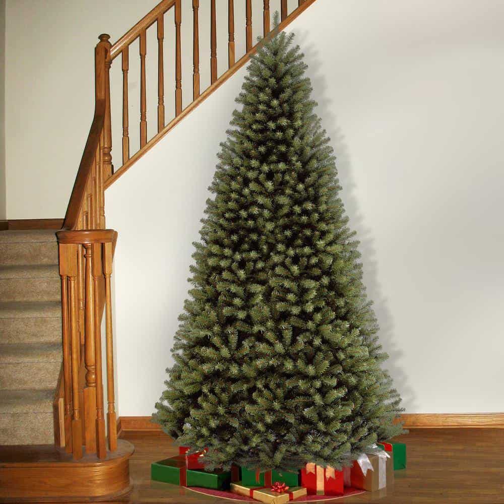 National Tree Company NRV7-500-90 9 ft. North Valley Spruce Hinged Artificial Christmas Tree