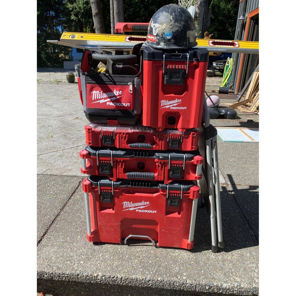 Milwaukee Packout 15 in. W X 4.61 in. H Storage Organizer Impact-Resistant Poly 10 compartments Red - Image 6