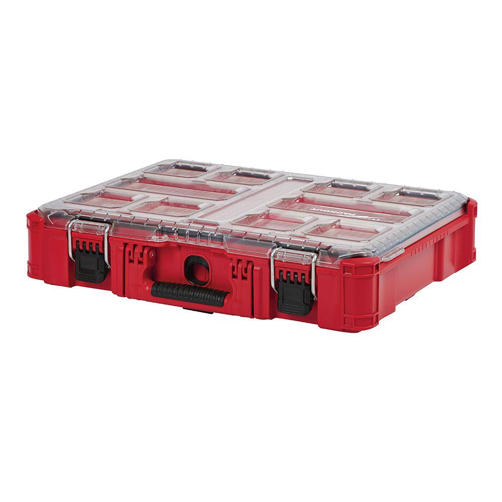 Milwaukee Packout 15 in. W X 4.61 in. H Storage Organizer Impact-Resistant Poly 10 compartments Red - Image 12