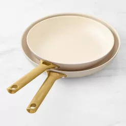 GreenPan Reserve Ceramic Nonstick Fry Pans, Set of 2 - Taupe
