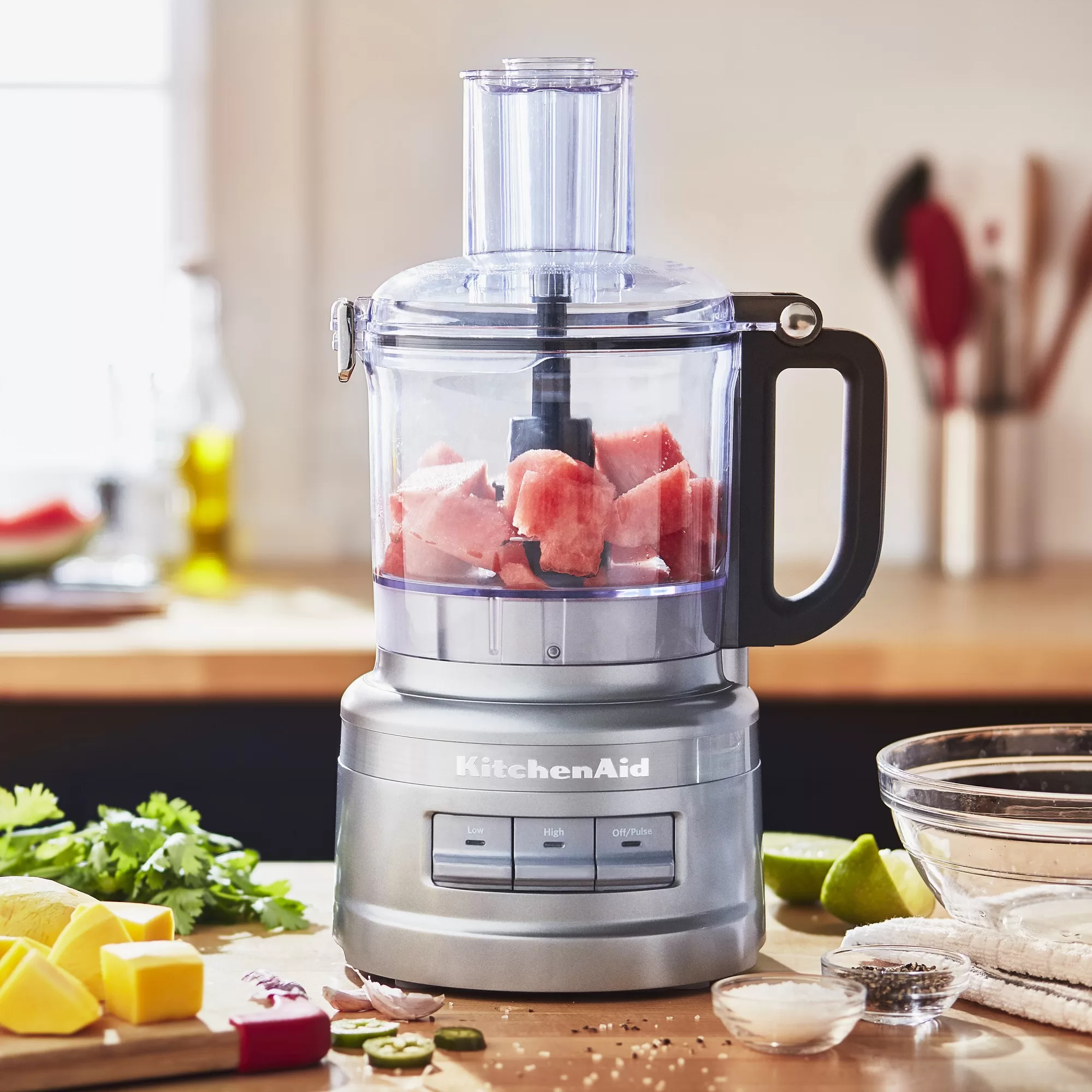 KitchenAid 7-Cup Food Processor - Contour Silver