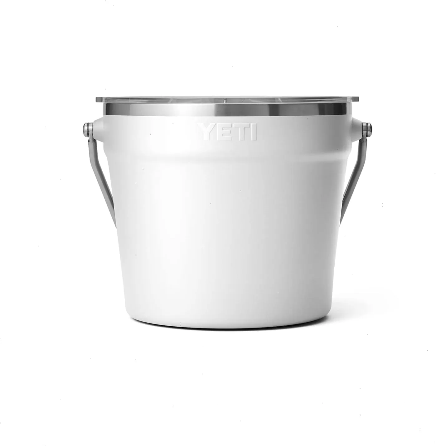 YETI Rambler Beverage Bucket, Double-Wall Vacuum Insulated Ice Bucket with Lid, White - Image 2