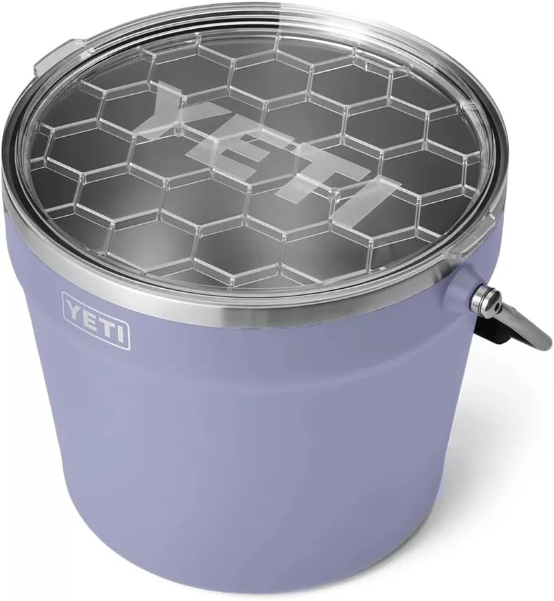 YETI Rambler Beverage Bucket, Double-Wall Vacuum Insulated Ice Bucket with Lid, Cosmic Lilac - Image 3