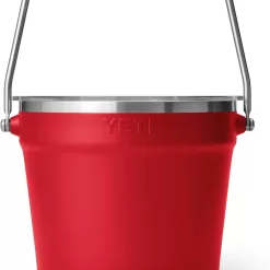 Alternative view of YETI Rambler Beverage Bucket, Double-Wall Vacuum Insulated Ice Bucket with Lid, Rescue Red
