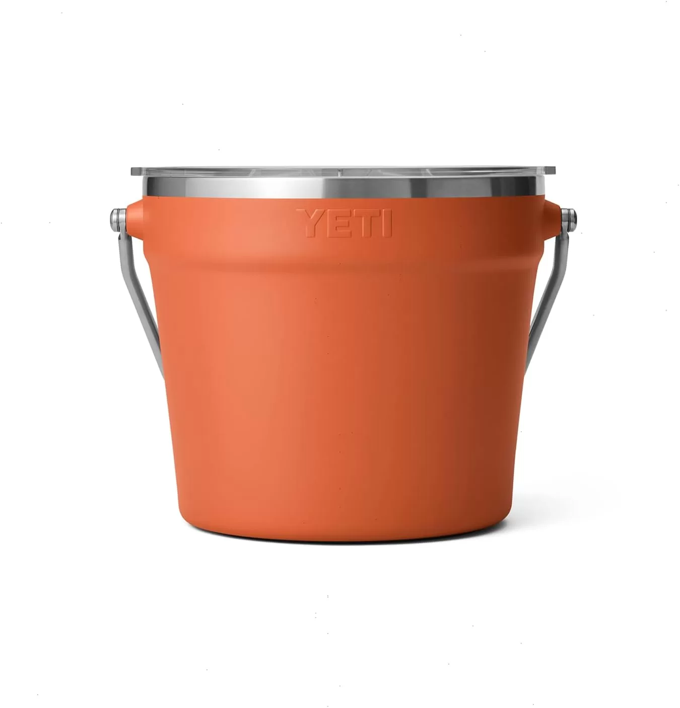 YETI Rambler Beverage Bucket, Double-Wall Vacuum Insulated Ice Bucket with Lid, Desert Clay - Image 2
