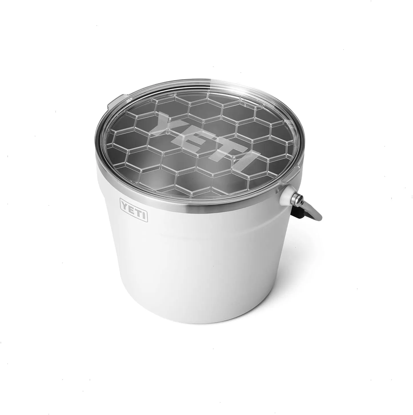 YETI Rambler Beverage Bucket, Double-Wall Vacuum Insulated Ice Bucket with Lid, White - Image 6