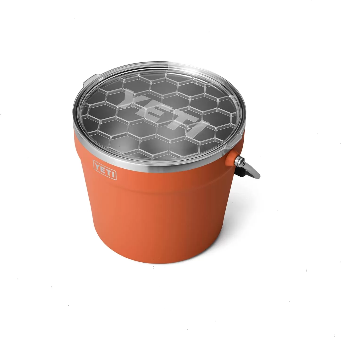 YETI Rambler Beverage Bucket, Double-Wall Vacuum Insulated Ice Bucket with Lid, Desert Clay - Image 3